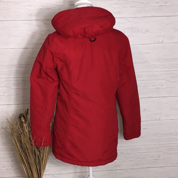Lands End Red Insulated Squall Parka - S - Picture 2 of 7